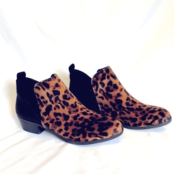 SO Shoes - 🔥 2 for $40 DEAL – READ FIRST🔥NIB SO Pear Leopard Print Ankle Boots